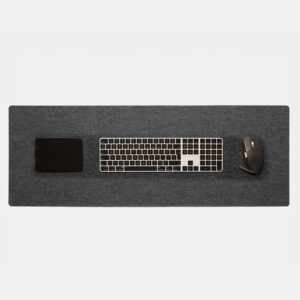 Deskpad Almohadilla de Escritorio Gris Oscuro 100x40x0,3