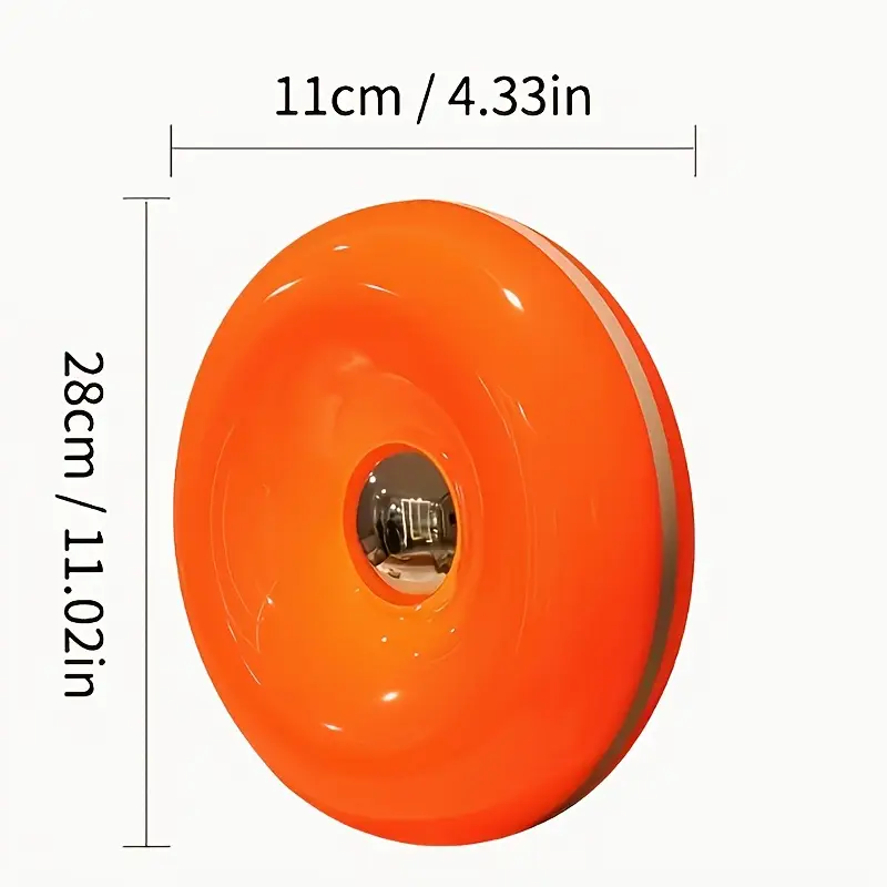 Lámpara Táctil Donut Naranja - Imagen 3