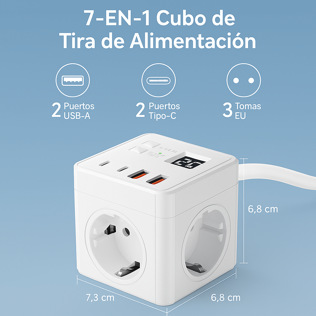 Power Strip Blanco - Imagen 2